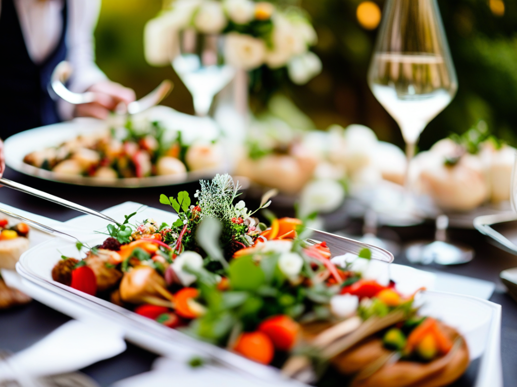 How can I cut costs on wedding catering without sacrificing quality?