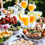 What food and drinks should I serve at a bridal shower?