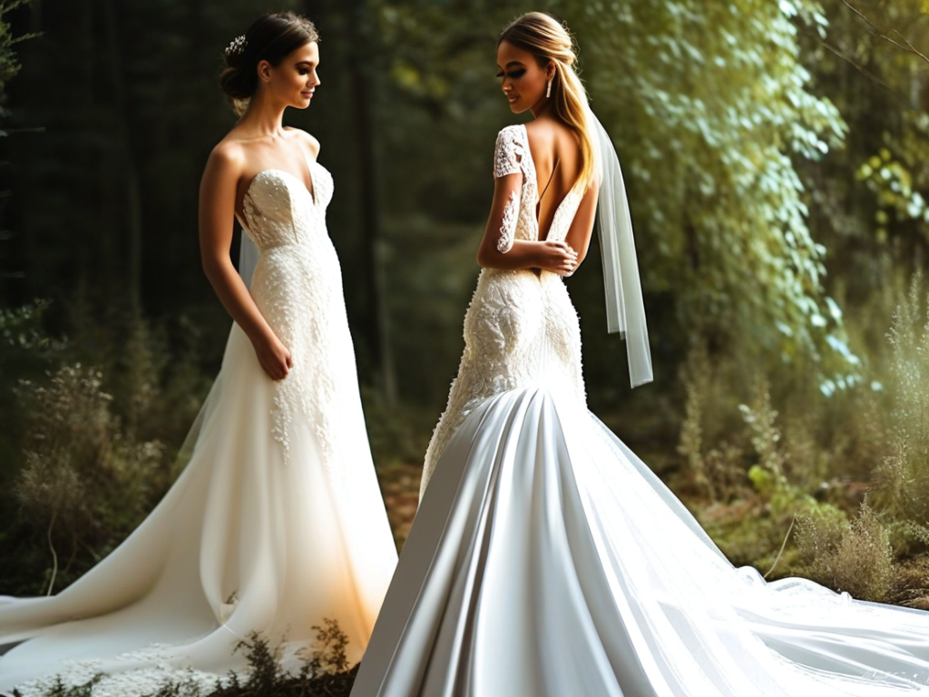 What are the latest wedding dress trends for the upcoming season?