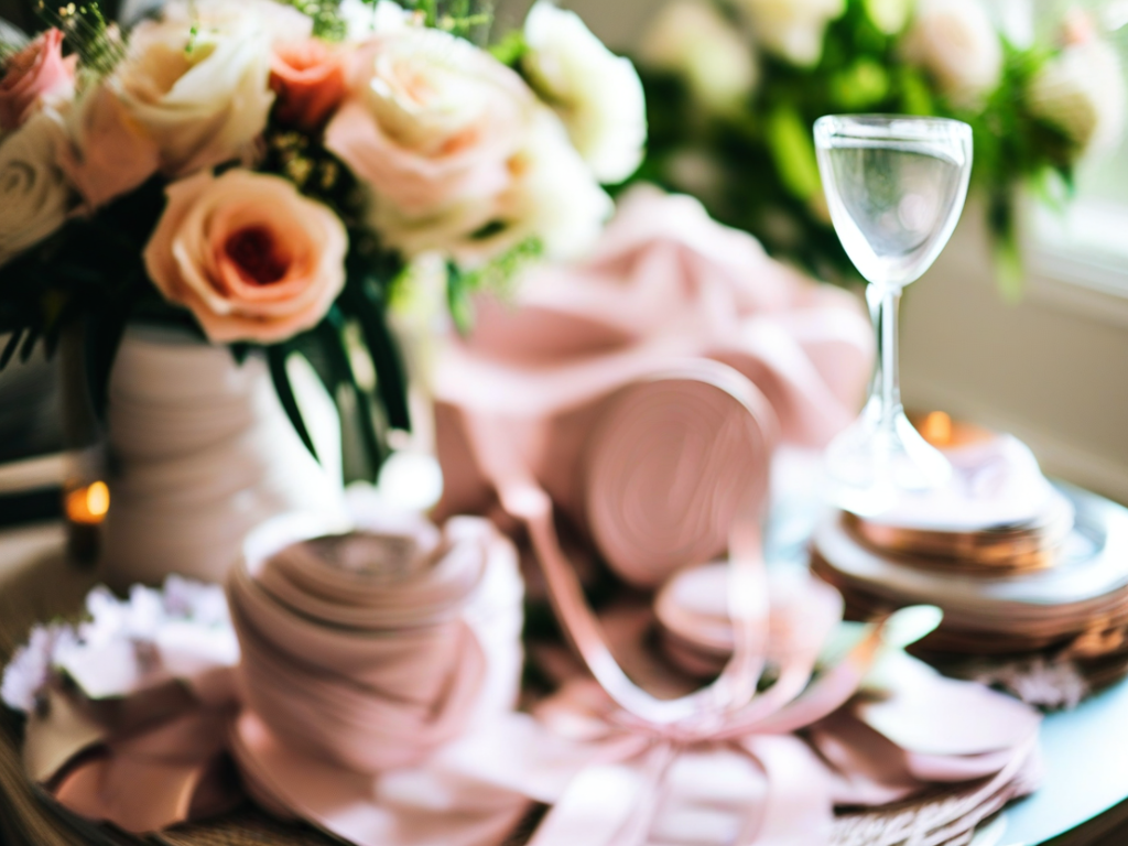 How can I save money while planning a chic bridal shower?