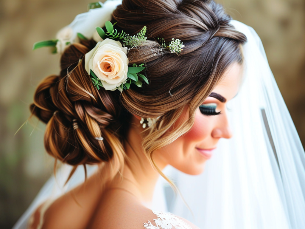 Are there any DIY wedding hairstyle tutorials for brides on a budget?