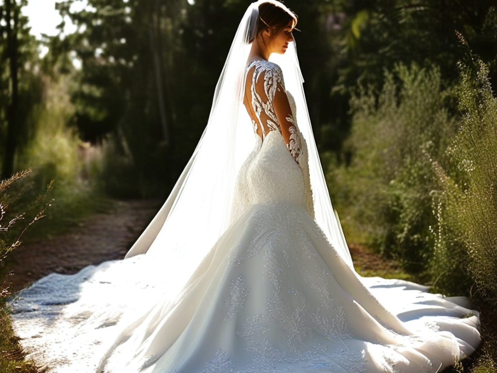 What are some non-traditional options for wedding dresses that are trending now?