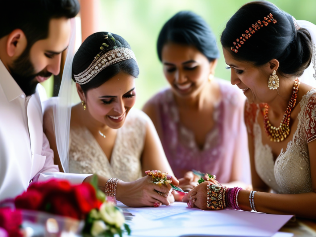 How can I involve family members in the wedding planning process while respecting cultural differences?