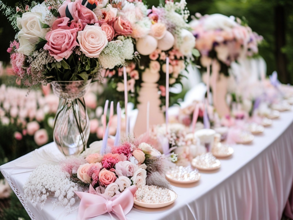 What are the latest trends in bridal shower decorations?