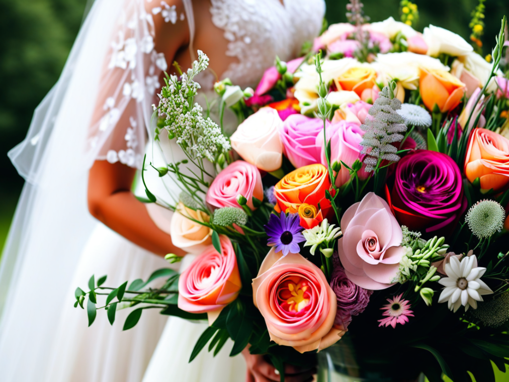 Are there ways to cut costs on wedding flowers?