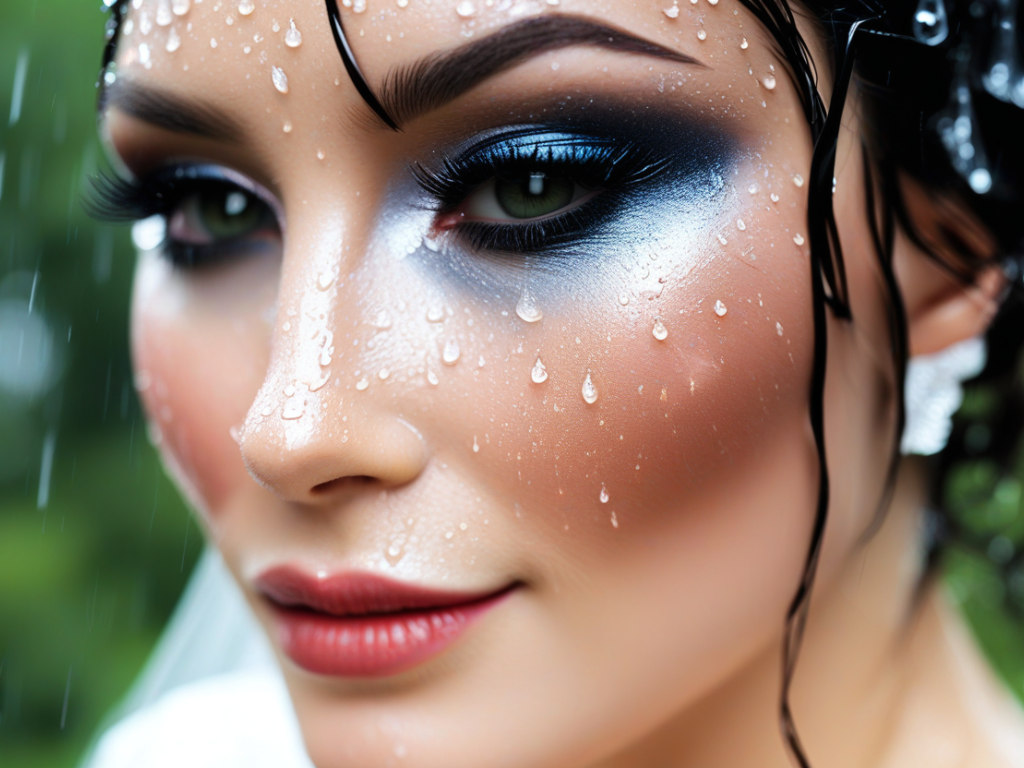 Tips for Waterproof Makeup on a Rainy Wedding Day?