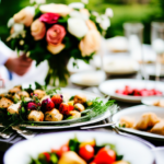 What are some creative ways to save on wedding catering costs?