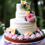 What are some creative alternatives to a traditional wedding cake?