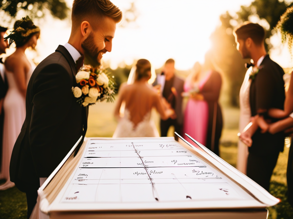 Tips for creating a wedding day timeline that flows smoothly?