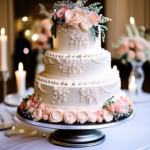 Are there affordable ways to have a stunning wedding cake?