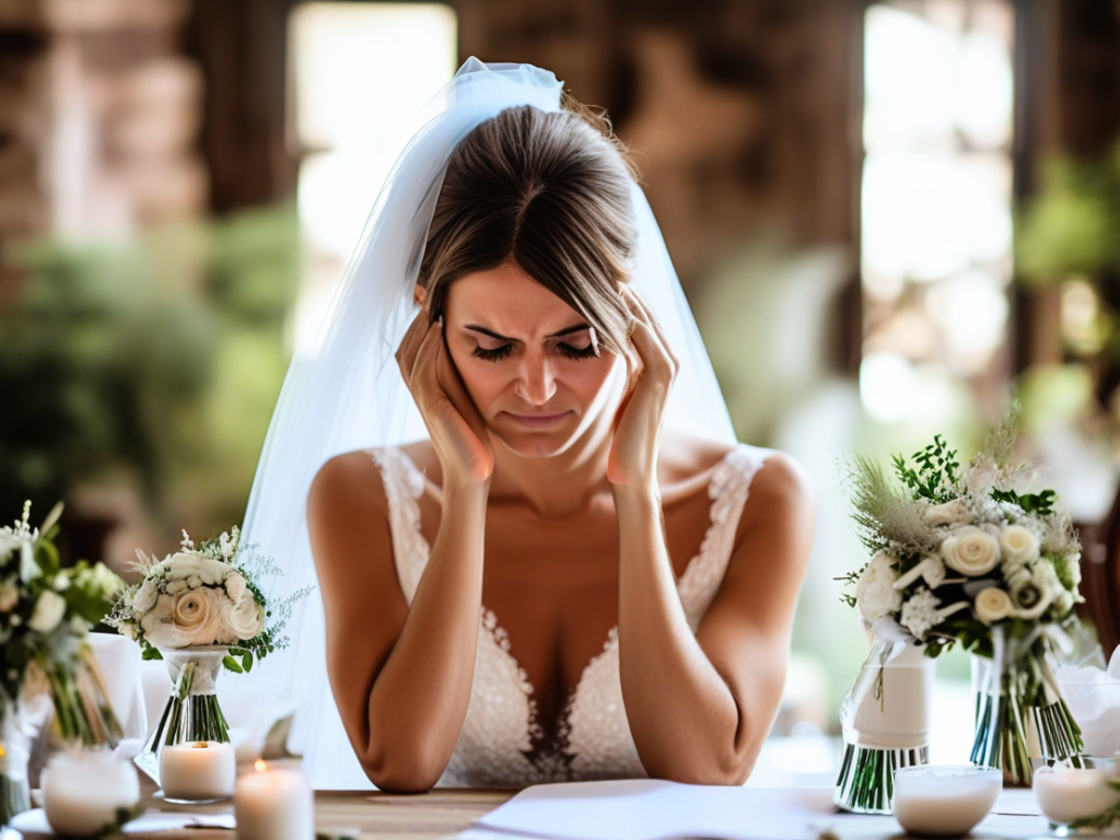 How do I handle wedding planning stress and stay calm throughout the process?