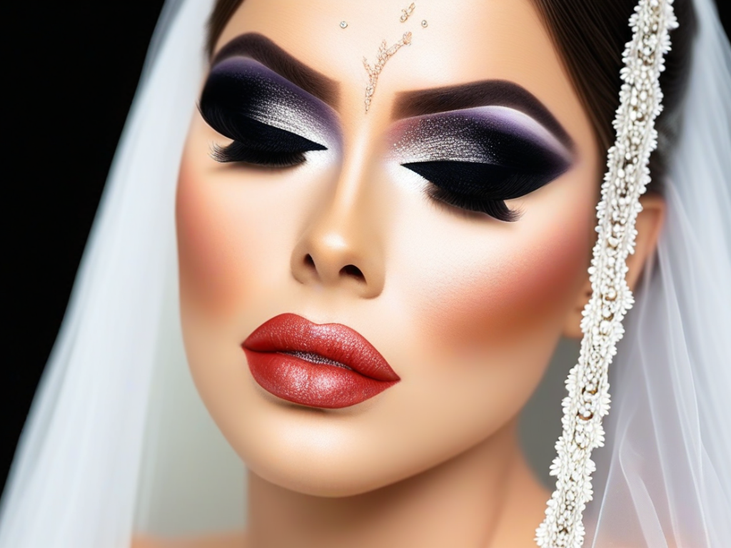 What are the current bridal makeup trends for weddings in 2023?