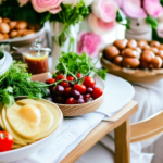 What are some easy and tasty recipes for a bridal shower menu?