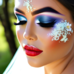 Are there any bridal makeup trends that work well for outdoor weddings?