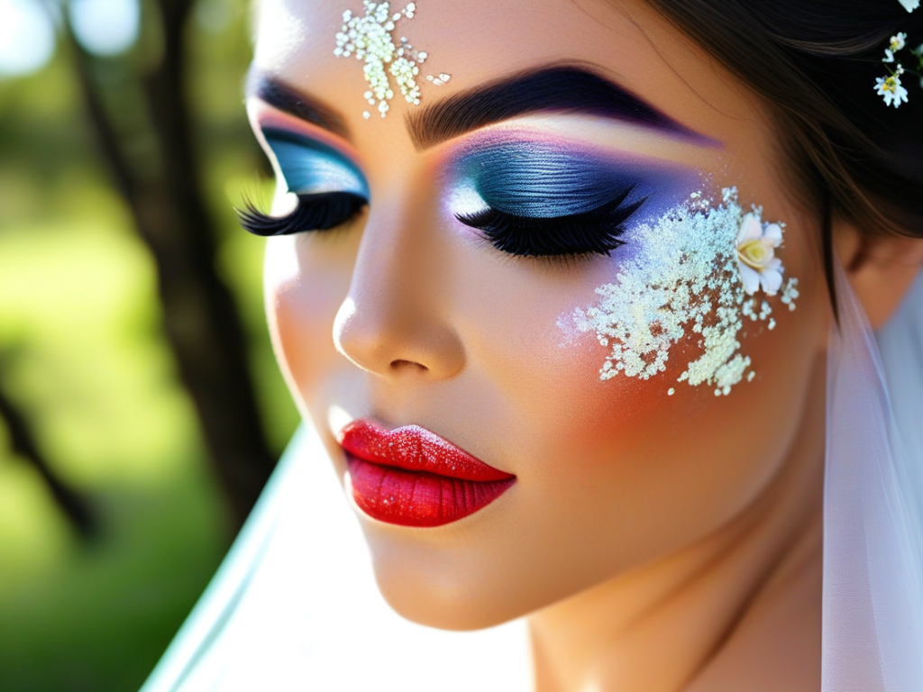 Are there any bridal makeup trends that work well for outdoor weddings?