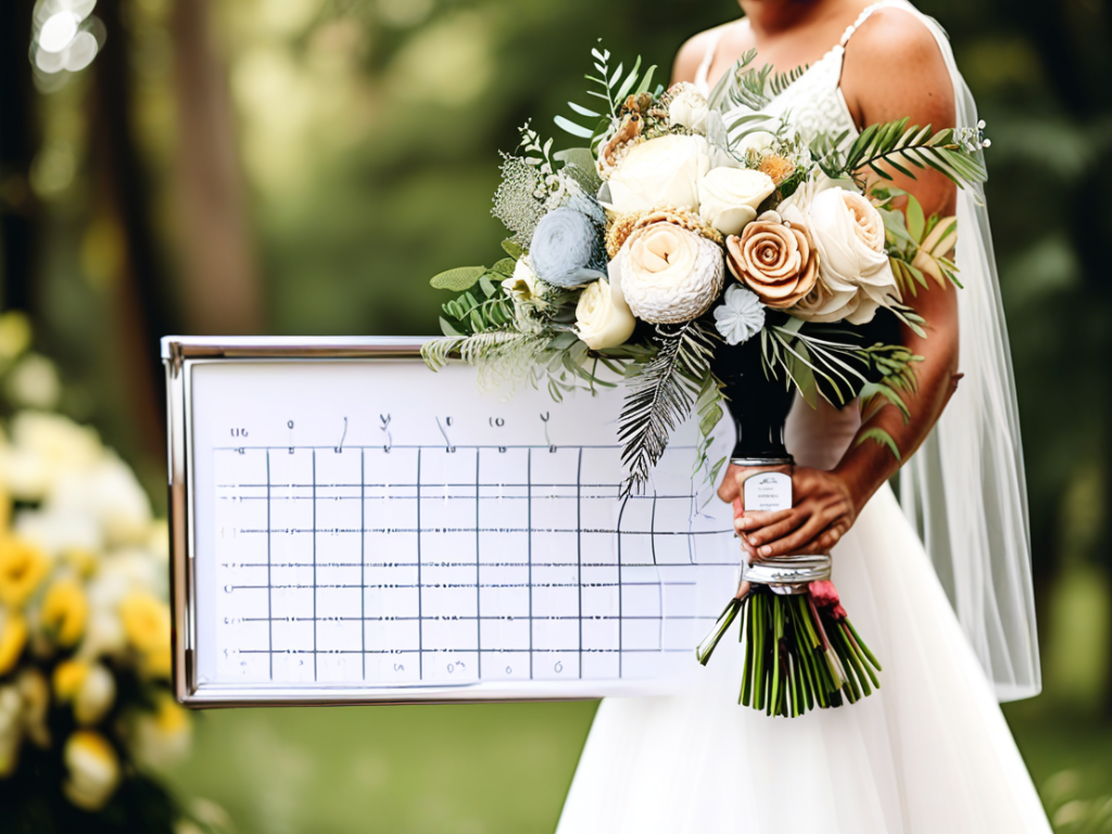 Tips for creating a wedding day timeline that flows smoothly