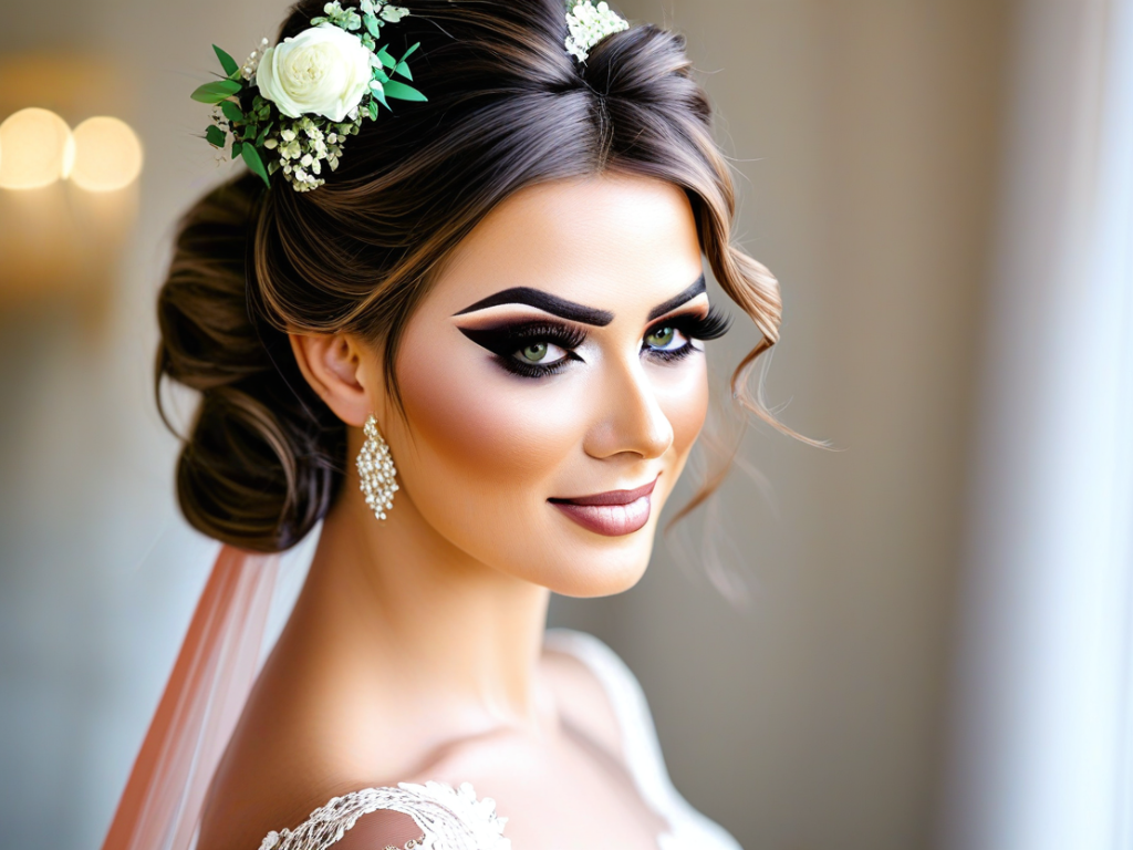 Trendy Wedding Hairstyles to Complement Your Bridal Makeup