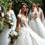 What are the latest wedding dress trends for brides?