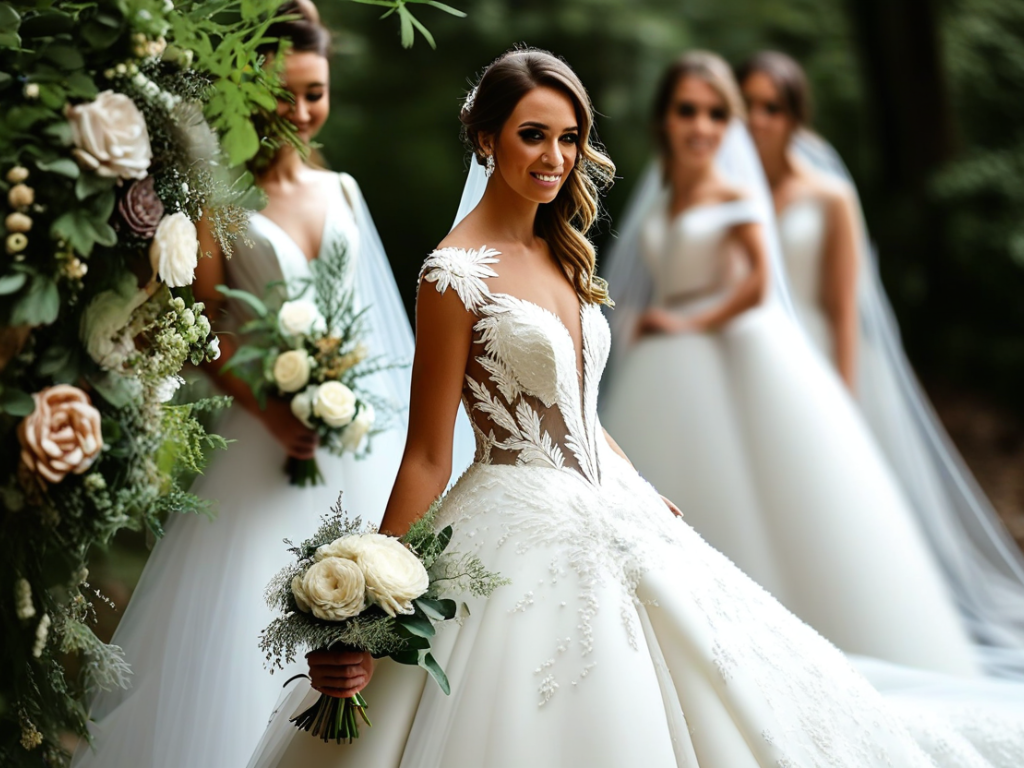 What are the latest wedding dress trends for brides?