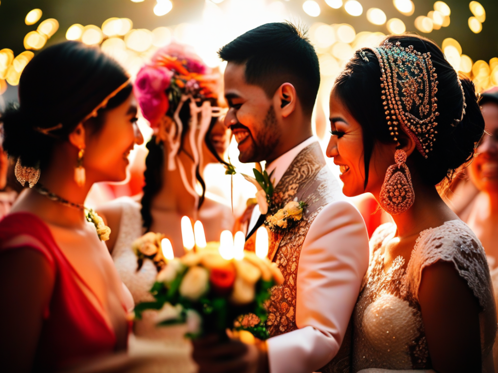 How can I combine different cultural elements into a cohesive wedding celebration?