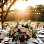 What are the key elements to consider when planning an outdoor wedding?