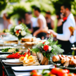 How can I save money on wedding catering without sacrificing quality?