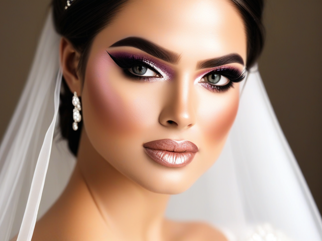 Which makeup products are essential for a natural bridal look?