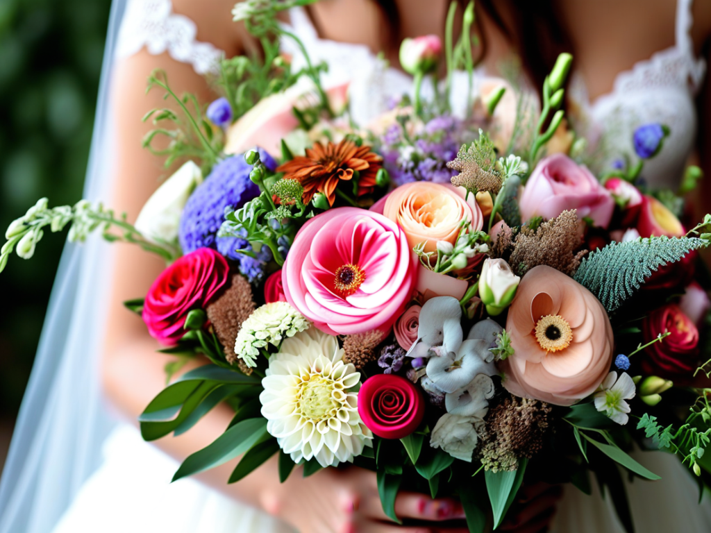 How do I pick the right flowers for my wedding bouquet?