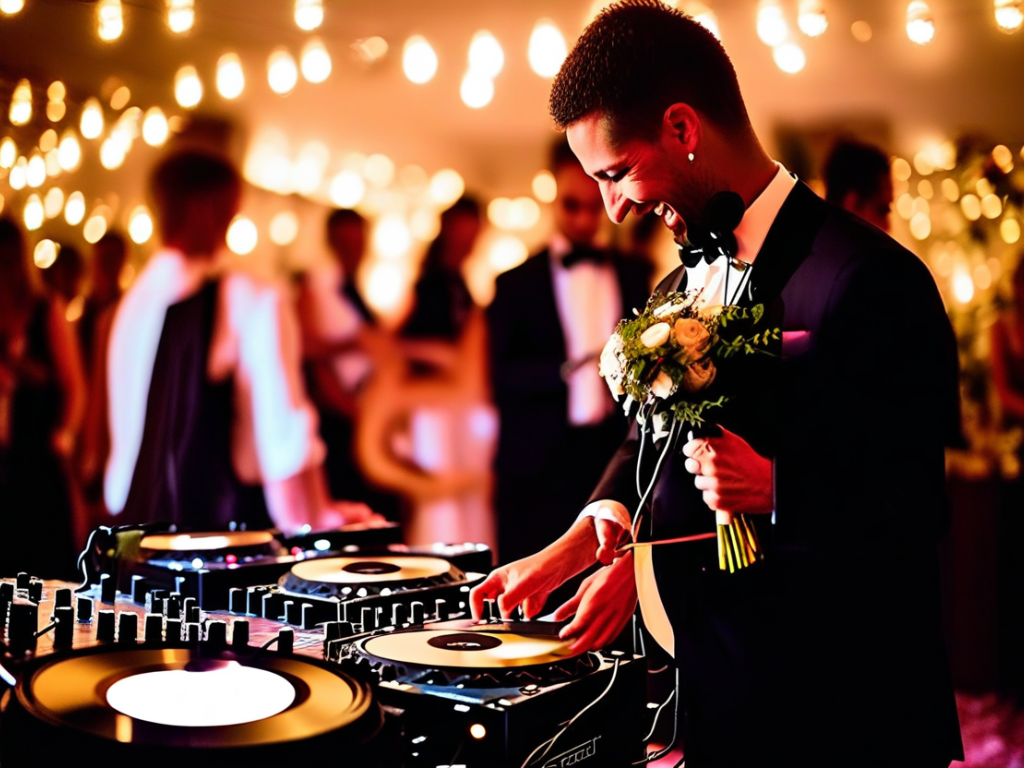 Should I hire a live band or a DJ for my wedding reception?