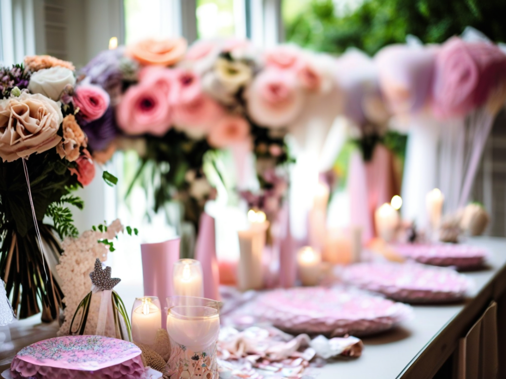 Where can I find trendy bridal shower decorations?