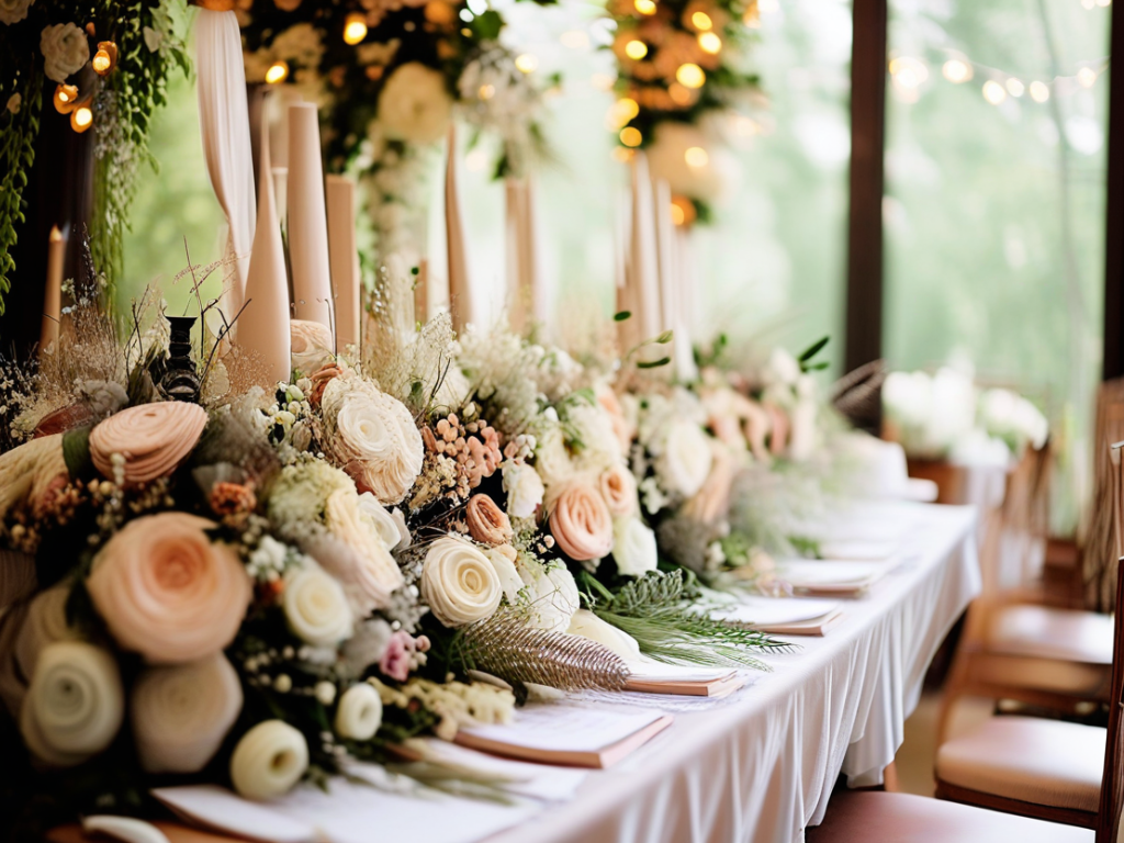 How can I cut costs on wedding decorations without sacrificing style?