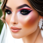 What makeup trends are popular for brides this season?