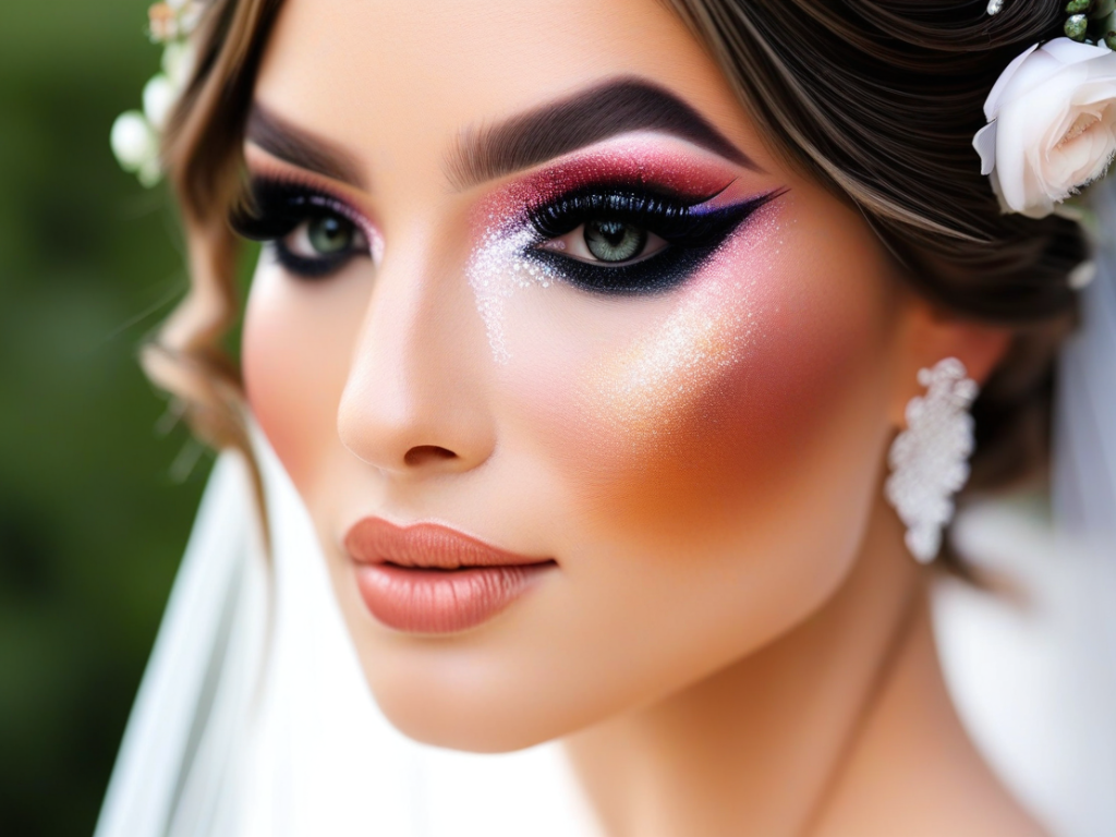 What makeup trends are popular for brides this season?