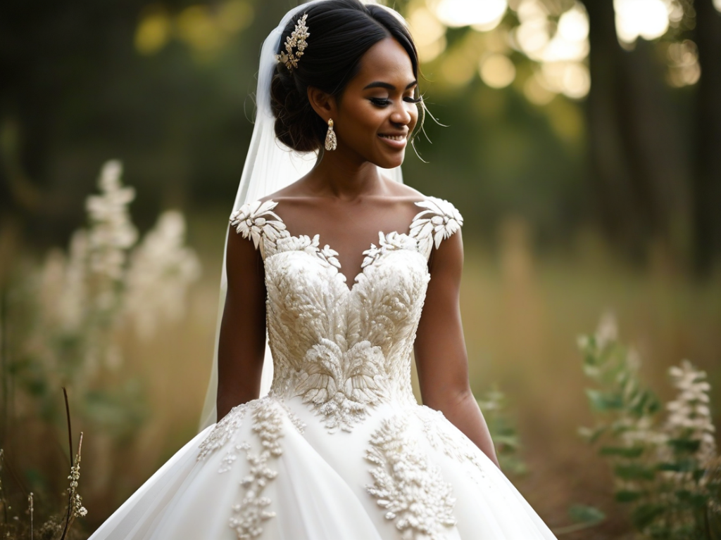 How do I choose a wedding dress that honors my heritage?