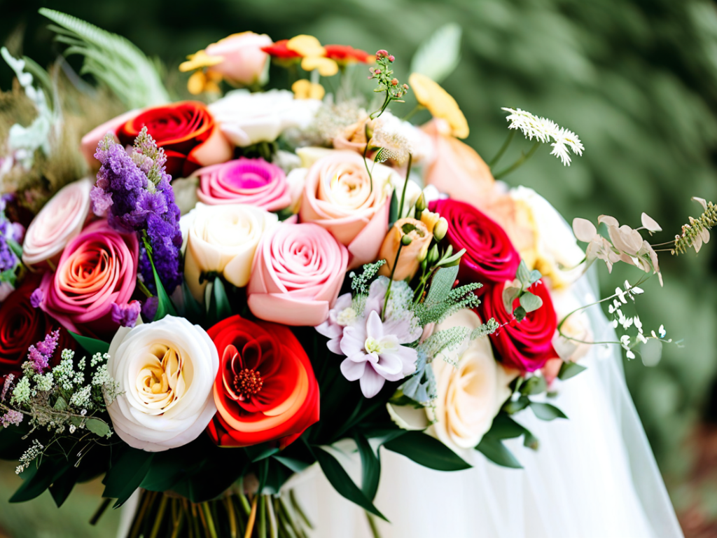 Are there ways to reduce costs on wedding flowers without compromising on the aesthetic?