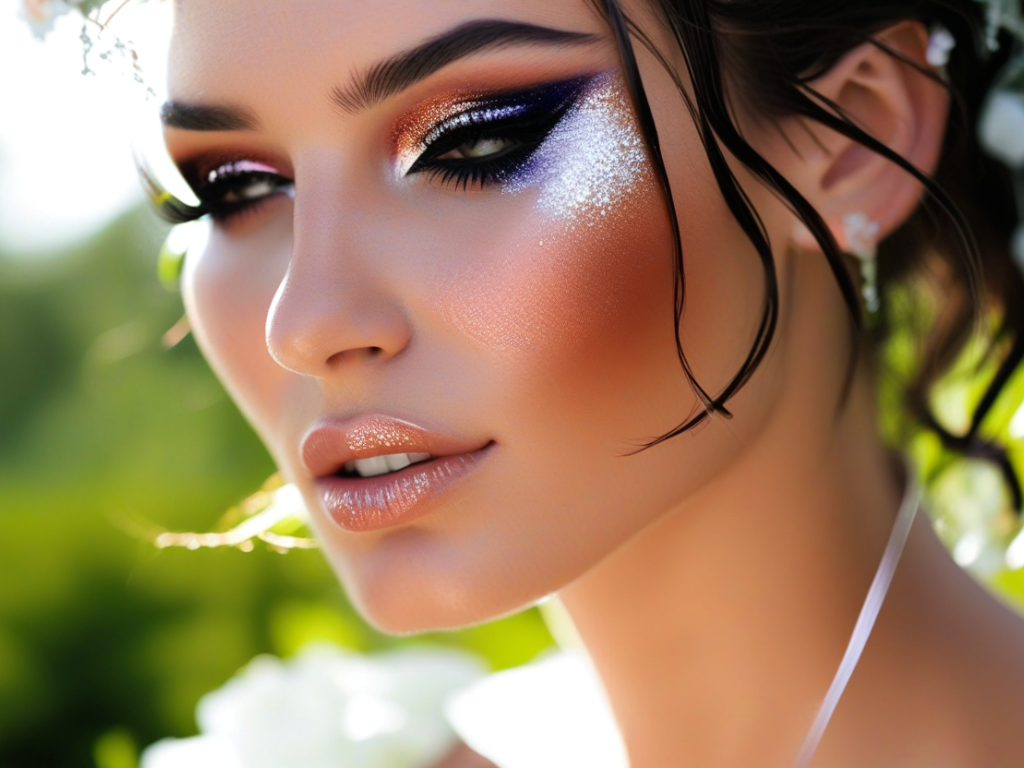 What are some waterproof makeup options for outdoor weddings?