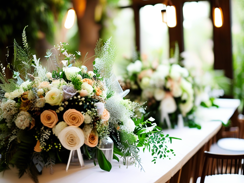 What are the best eco-friendly wedding décor options?