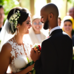 What are some tips for planning a multifaith wedding ceremony that honors both backgrounds?