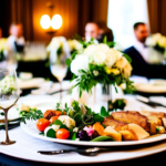 How do I choose between a plated dinner and a buffet for my wedding reception?