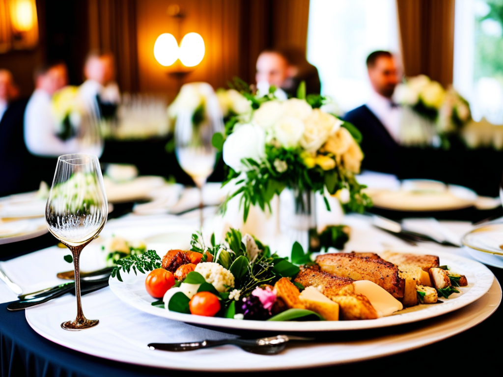 How do I choose between a plated dinner and a buffet for my wedding reception?