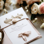 How can I create elegant wedding invitations on a budget?