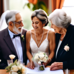 How can I involve my parents and grandparents in the wedding planning process while staying true to my vision?