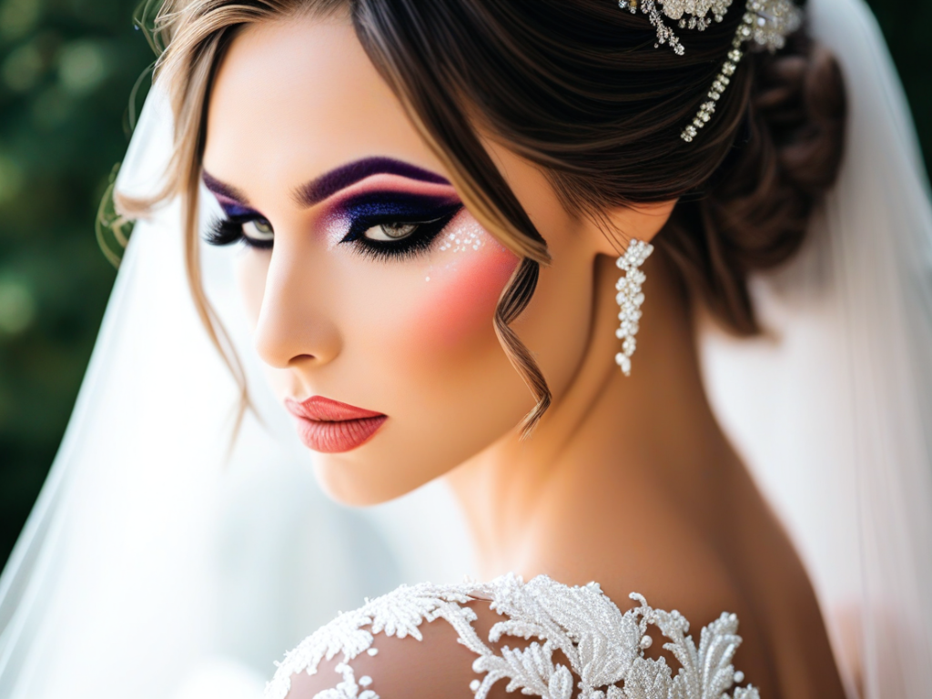 How to match your wedding dress with your makeup?