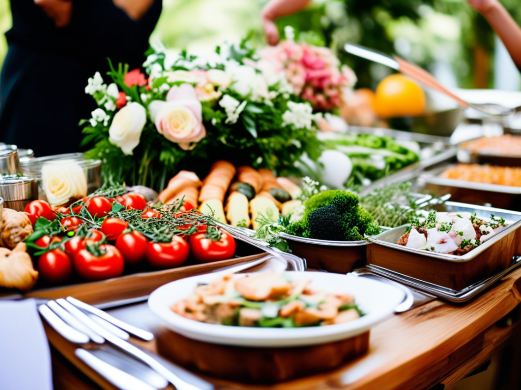 What are some budget-friendly catering options for a wedding?