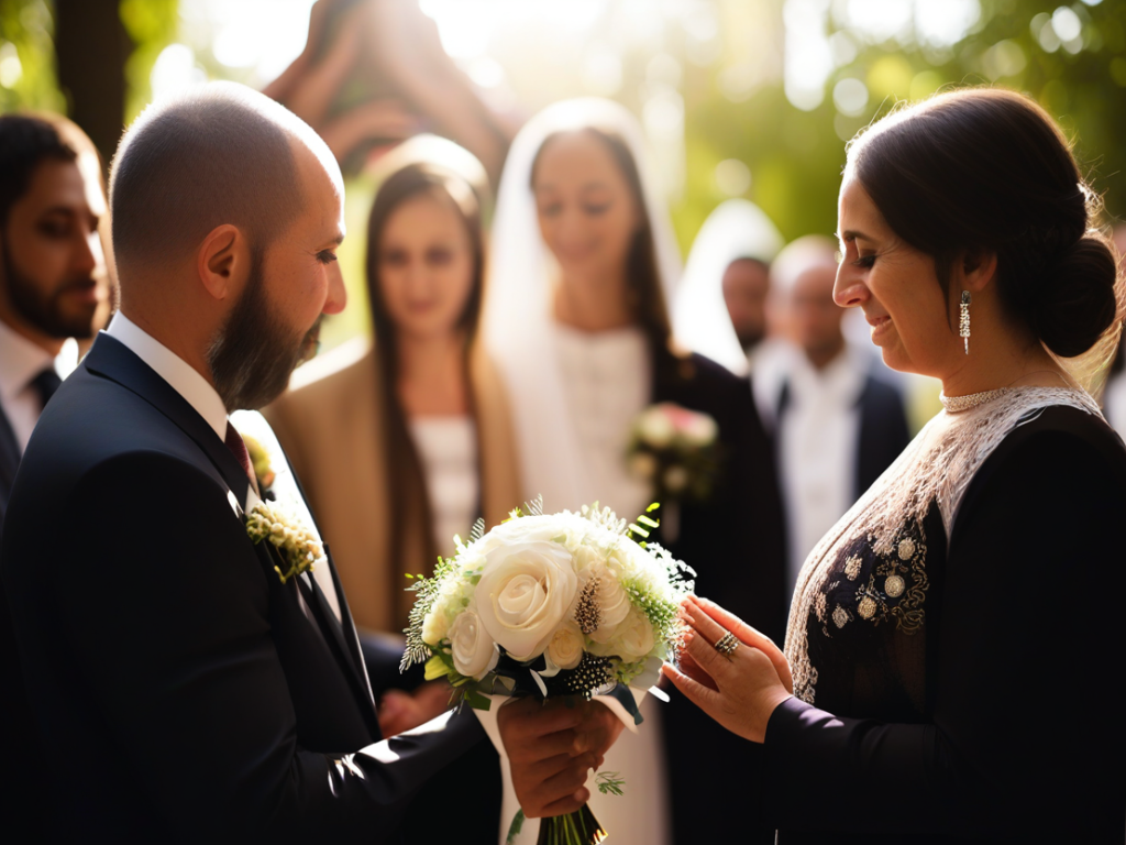 How do I respectfully include my family’s religious customs in a secular ceremony?