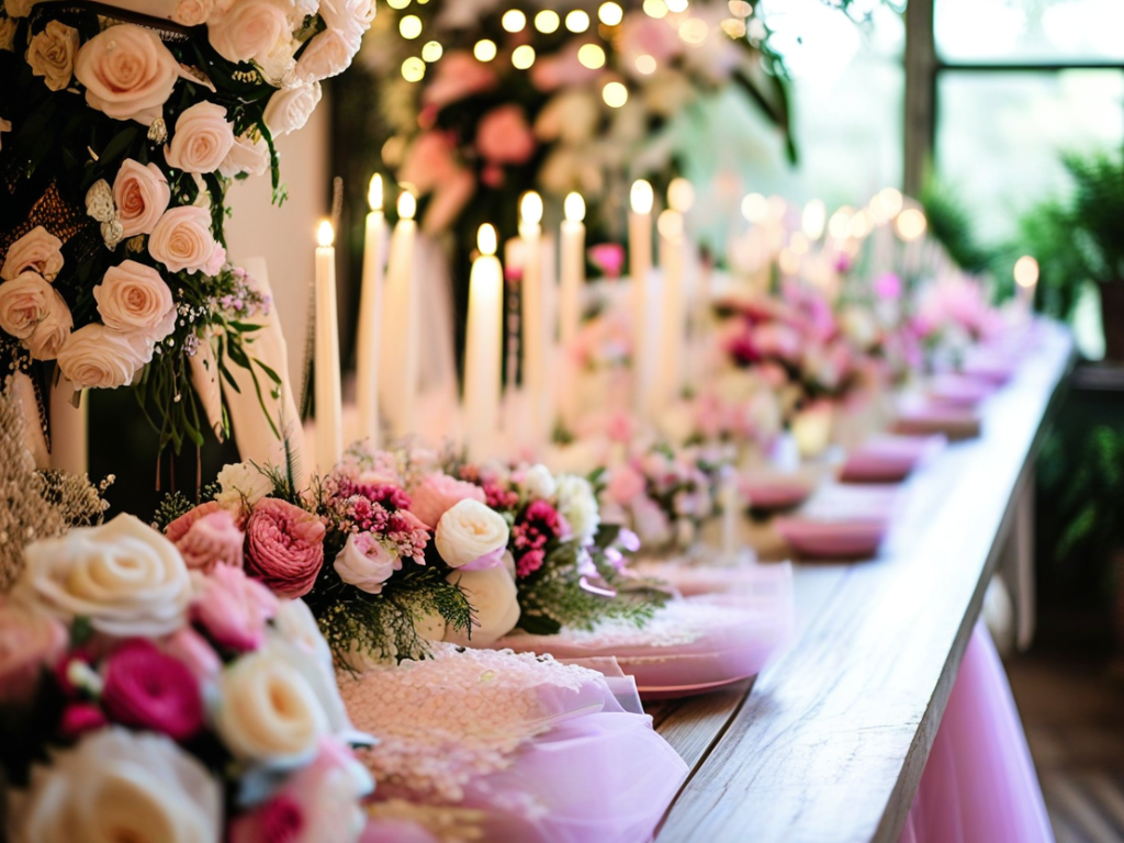 What are the latest trends in bridal shower decorations?