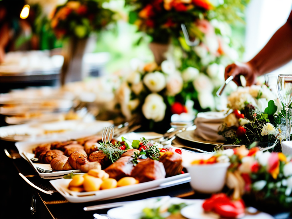 How can I save money on wedding catering without sacrificing quality?