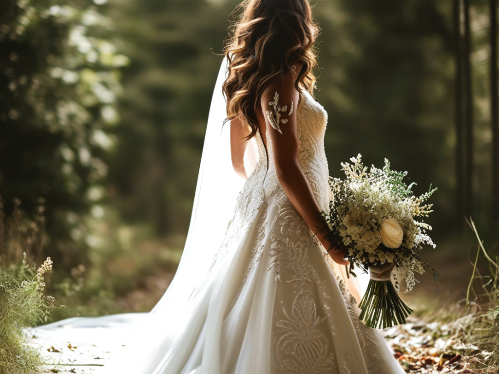 How do I choose a wedding dress that incorporates elements of my heritage?