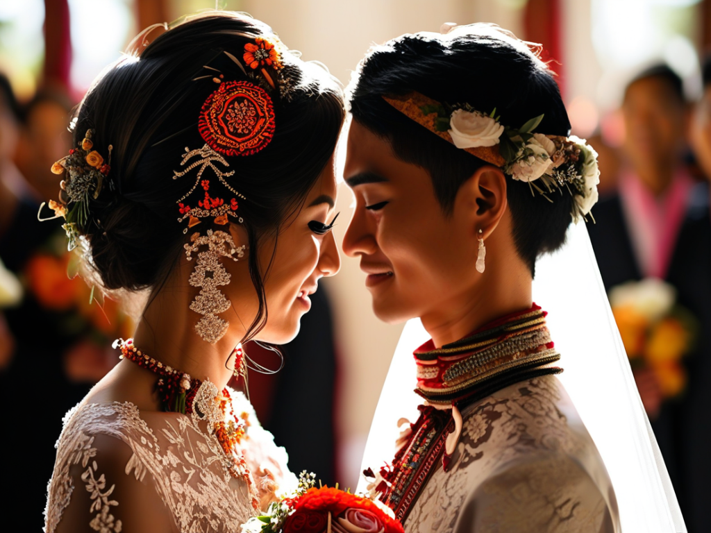 How can I blend my partner’s and my cultural traditions in our wedding ceremony?