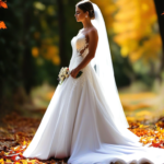 What dress styles are trending for fall weddings this year?